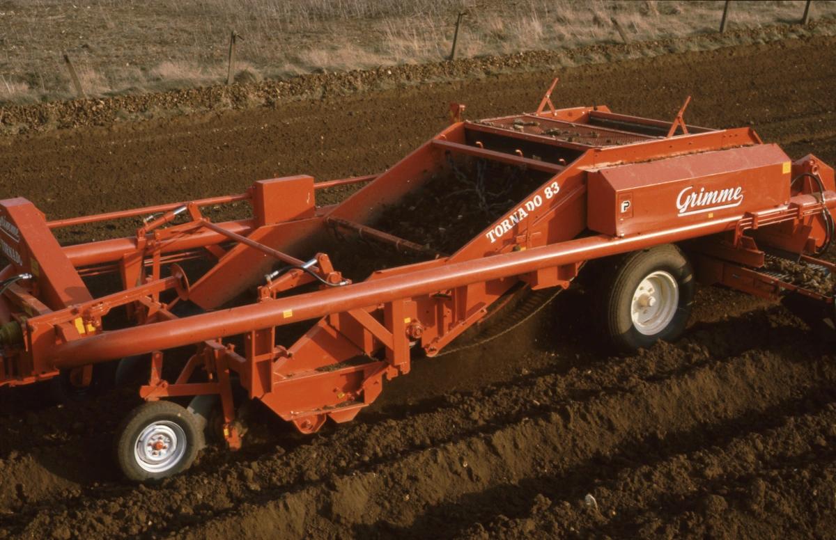 1980 - Einführung der GRIMME Entsteinungstechnik 