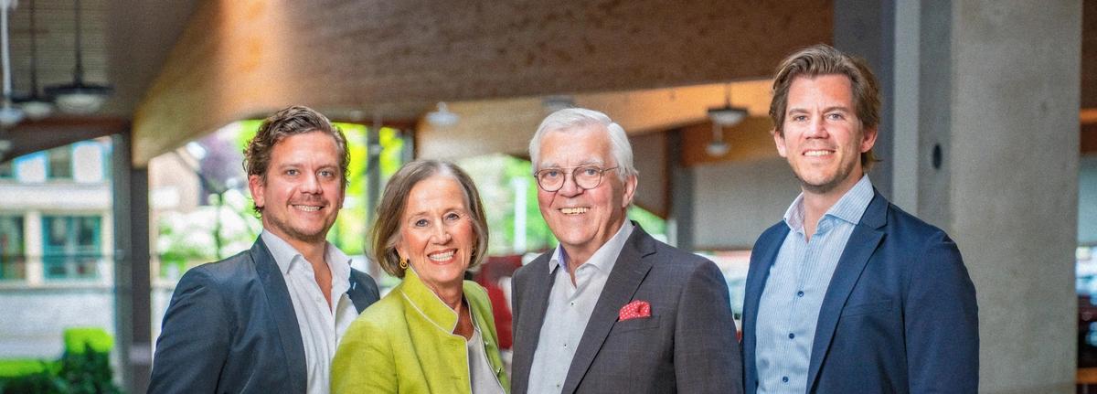 Die Familie Grimme: v. l.: Philipp, Christine, Franz und Christoph Grimme.